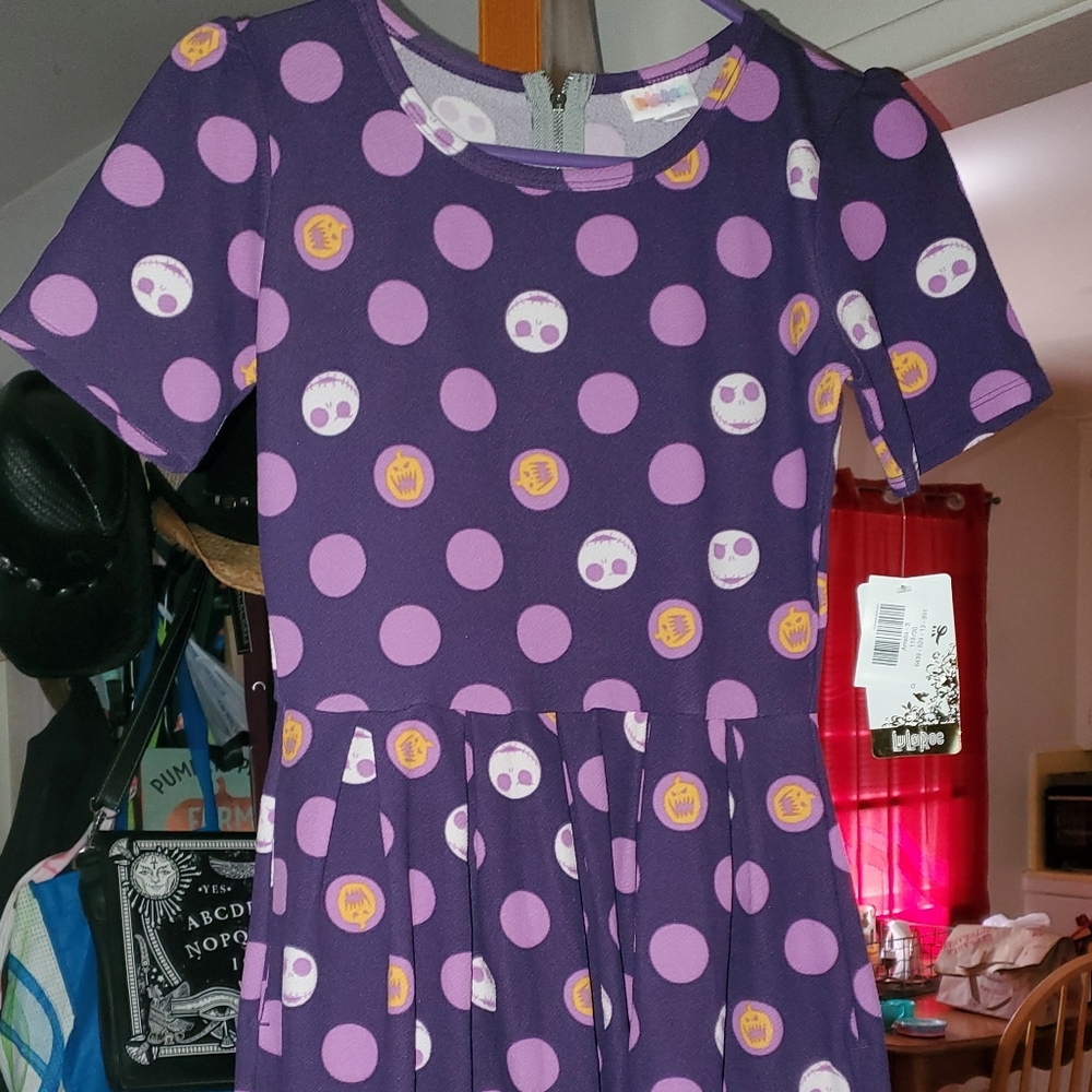 Amelia Dress LuLaRoe Nightmare before Christmas Ja